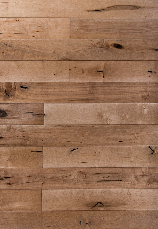 Maple Cina 90 lantai kayu padat rata