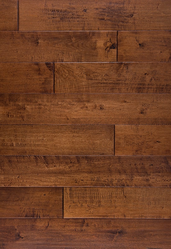 Lantai kayu pepejal maple 125 cina