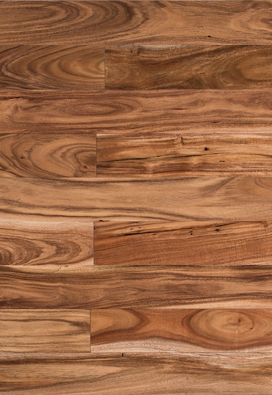 Lantai Kayu Leaf Acacia Kecil 90 Lantai Kayu Pepejal Rata