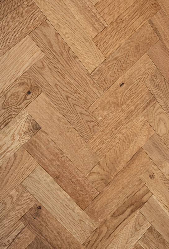 White Oak Herringbone Natural Engineered Wood Flooring OA001-7