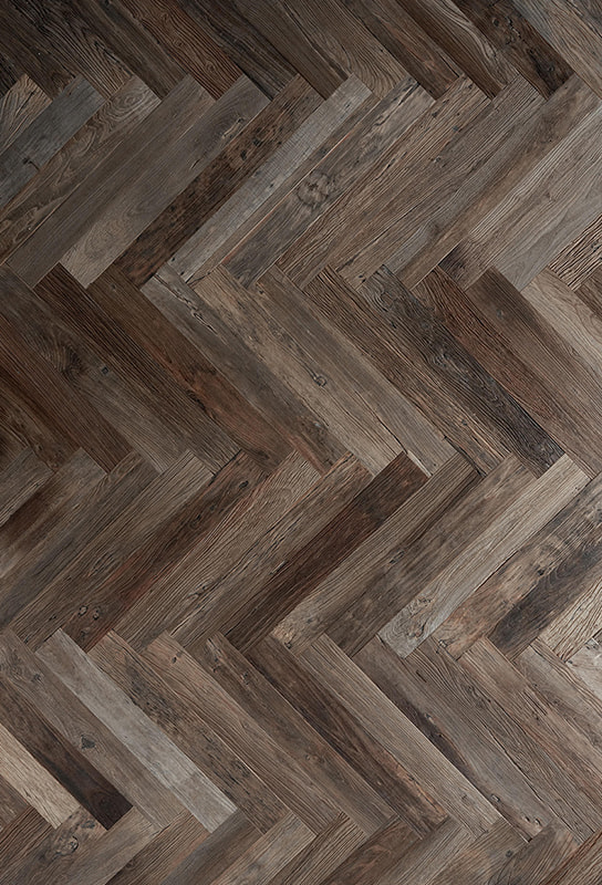 White Oak Herringbone Kejuruteraan Kayu Lantai OA003-41