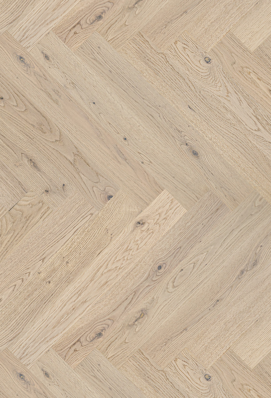 White Oak ABCD Gred Herringbone Kejuruteraan Kayu Lantai OA012-1